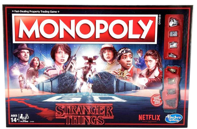 Hasbro aprovechó el impulso de "Stranger Things" para lanzar una edición especial del clásico juego Monopoly. (Hasbro)
