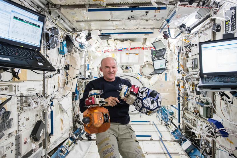 Jeffrey Williams, comandante de la Estación Espacial Internacional, completó 521 días en órbita el miércoles, cantidad acumulada en cuatro viajes. (AP)