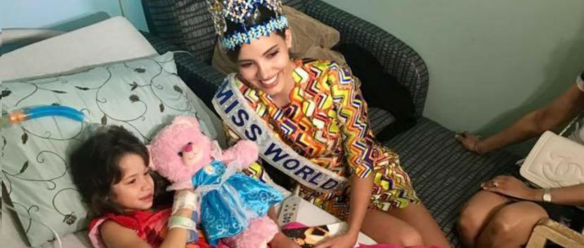 La reina puertorriqueña Miss Mundo 2016, Stephanie del Valle.  (Suministrada)