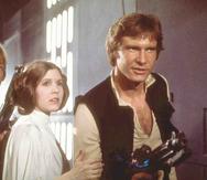 Al centro la famosa "Princesa Leia", caracterizada por la actriz Carrie Fisher, quien falleció en el 2016. (GFR Media)
