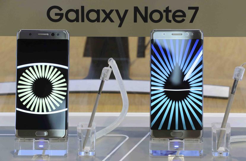 La semana pasada Samsung Electronics anunció que dejaba de fabricar el Galaxy Note 7 debido a los repetidos y peligrosos casos de incendio de los aparatos. (AP)