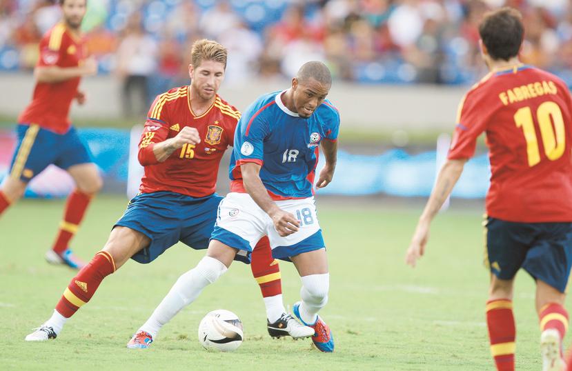 España llegó a la isla en el 2012 como flamante campeón de la Eurocopa de ese año. (Archivo/GFR Media)