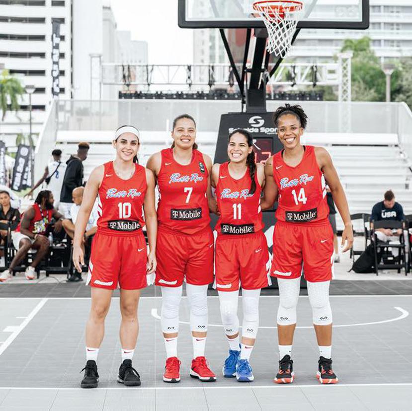 Ashley Torres, Natacha Alequín, Anelisse Vargas y Mari Plácido representaron a Puerto Rico en el FIBA 3x3 Americup.