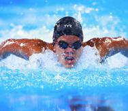El deportista nadó la distancia en 1:04.23. (Lima 2019)