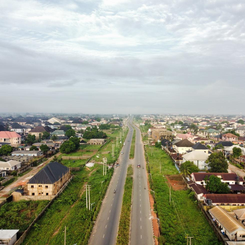 Vista aérea de Owerri, capital de Imo.