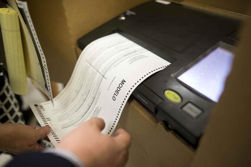 Las 5,075 máquinas están almacenadas en el Centro de Operaciones Electorales. (GFR Media)