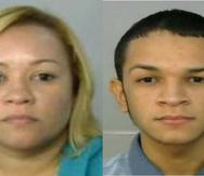 Ana Inés Napoleoni Medina y su hijo Jeromy Pietri fueron acusados por el asesinato de Jancarlo Rivera Lugo.