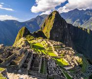 La ciudadela Machu Picchu en Perú.