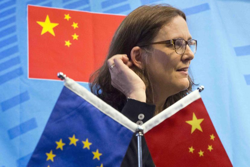 La comisionada de comercio de la UE, Cecilia Malmstrom, señaló que es importante "mostrar que el comercio y el ambiente pueden ir de la mano". (AP)