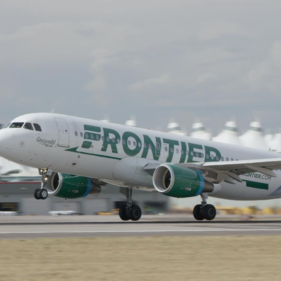 Frontier Airlines tiene su base en Denver, Colorado.