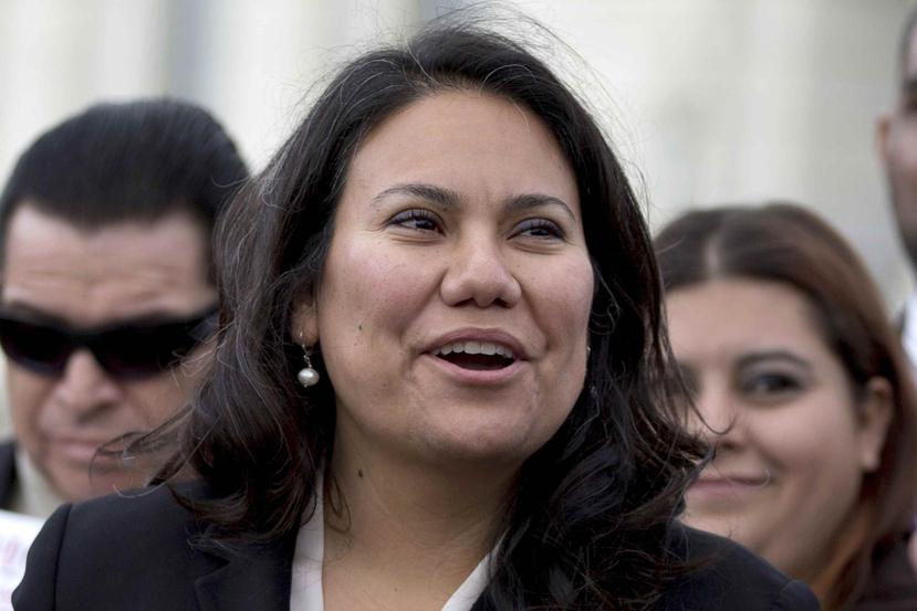 Verónica Escobar, representante electa por Texas. (AP)
