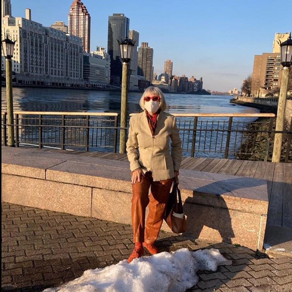 Johanna Rosaly en una de sus recientes visitas a Nueva York.