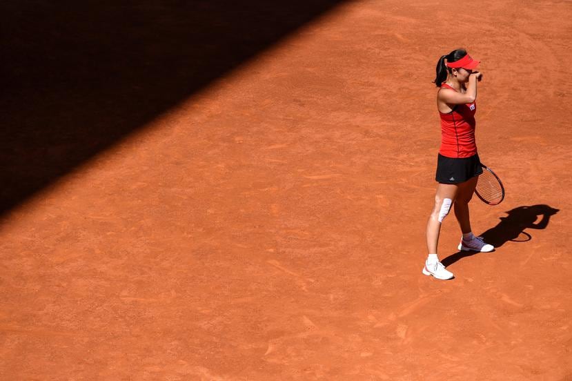 La tenista china Peng Shuai durante un partido. EFE/Juanjo Martín
