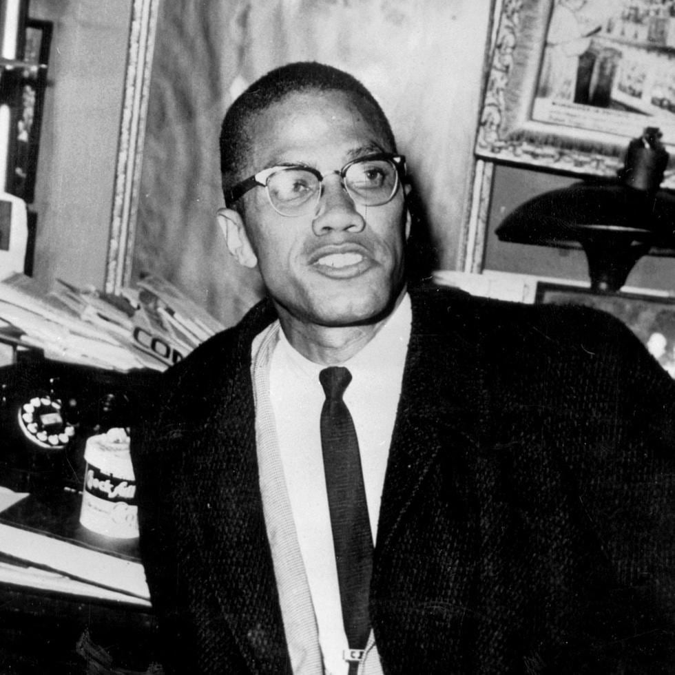 Vista del activista por los derechos civiles Malcolm X, en una fotografía de archivo. EFE
