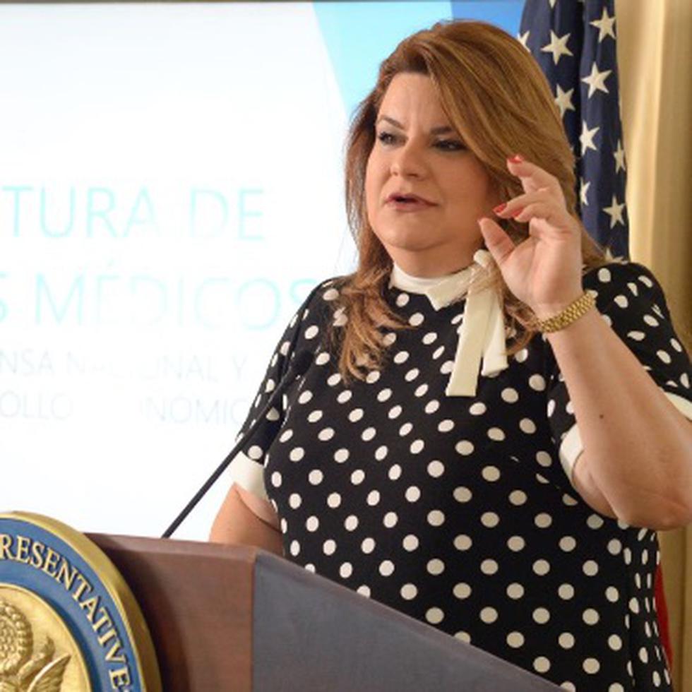 La comisionada residente Jenniffer González