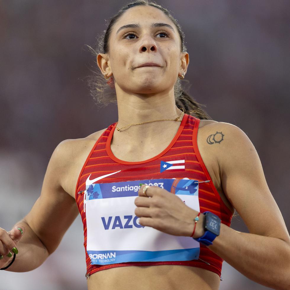 Paola Vázquez ganó los 100 metros con vallas en Brasil con tiempo de 13.03 segundos.