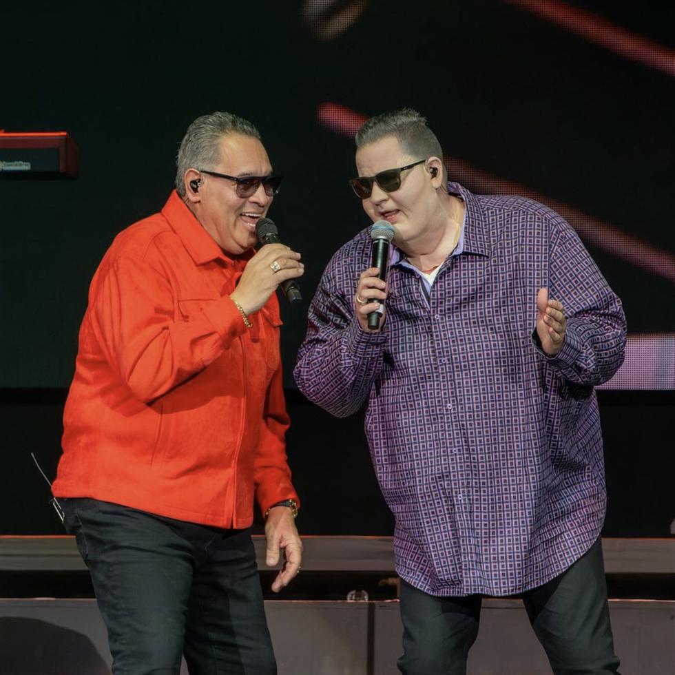 Danilo Beauchamp pudo realizar una imitación de Tito Nieves y cantaron juntos en el concierto del salsero. (Alex O. Cruz)