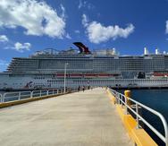 El nuevo crucero Carnival Celebration tiene una capacidad total de 5,218 pasajeros. (Gregorio Mayí/Especial para GFR Media)
