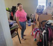 Un golpe de agua invadió el hogar de Betsy Rodríguez Colón.