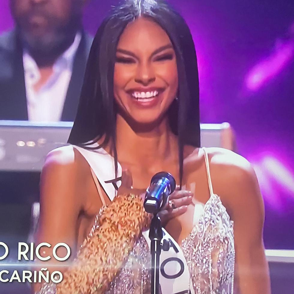 Ashley Ann Cariño representó a Puerto Rico en la gala final de Miss Universe 2022.
