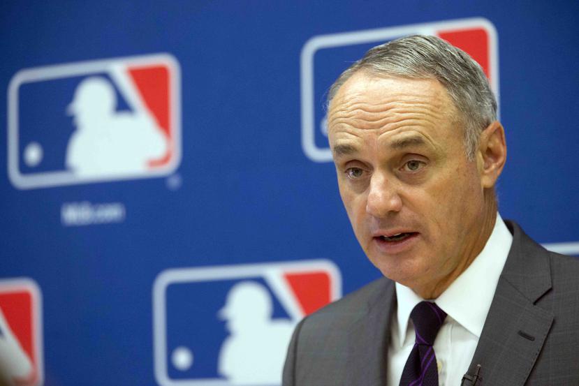 El mensaje de Rob Manfred, comisionado de MLB, fue transmitido a todas las organizaciones.
