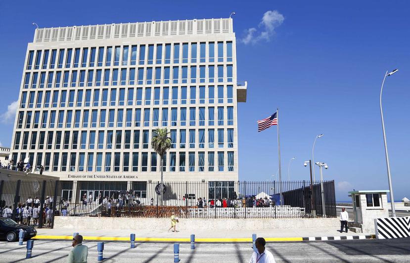 Embajada de los EE.UU. en La Habana Cuba (AP).