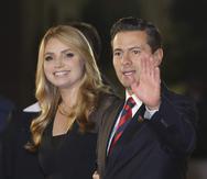 La actriz Angélica Rivera estuvo casada con el expresidente de México Enrique Peña Nieto. (AP)