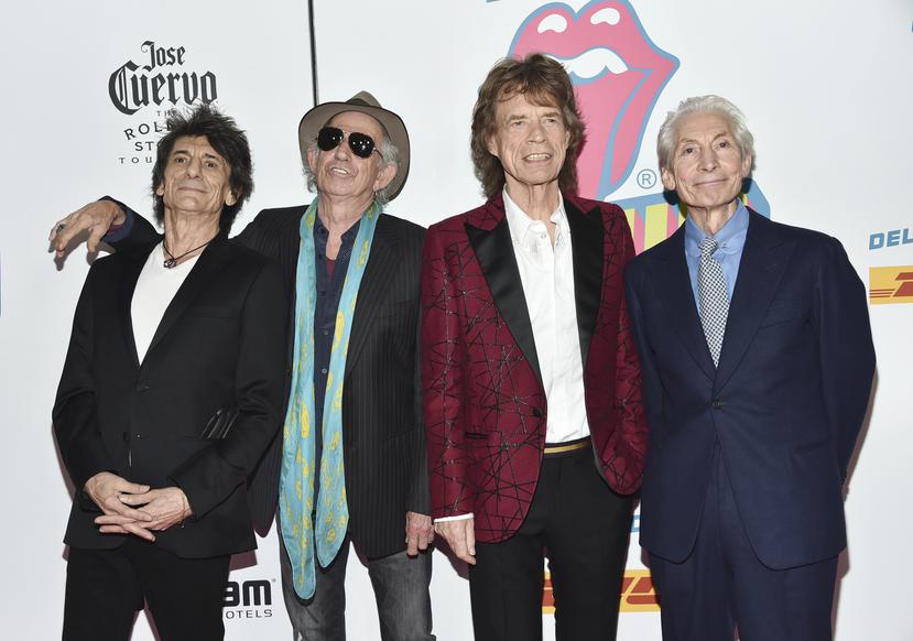 Desde la izquierda, Ronnie Wood, Keith Richards, Mick Jagger y Charlie Watts.
