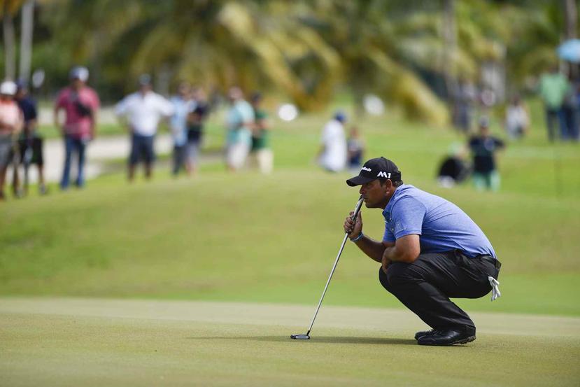 El golfista puertorriqueño terminó en la séptima posición del Abierto Shell en Houston, Texas, ayer. (Archivo / GFR Media)
