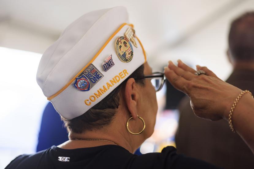 A la actividad asistieron varias decenas de veteranos puertorriqueños.