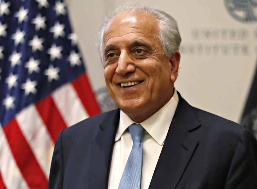 El diplomático estadounidense a cargo de negociaciones con el Talibán, Zalmay Khalilzad. (AP)