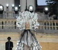 Desfile de alta costura de la casa de moda Valentino para el otoño-invierno 2022-2023.