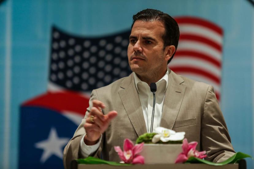 En la foto el gobernador de Puerto Rico Ricardo Roselló.