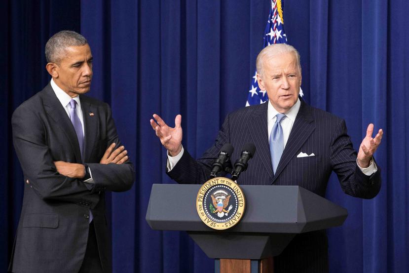 Joe Biden (derecha) fue vicepresidente del país durante la presidencia de Barack Obama (izquierda) entre 2009 y 2017. (Archivo / EFE)