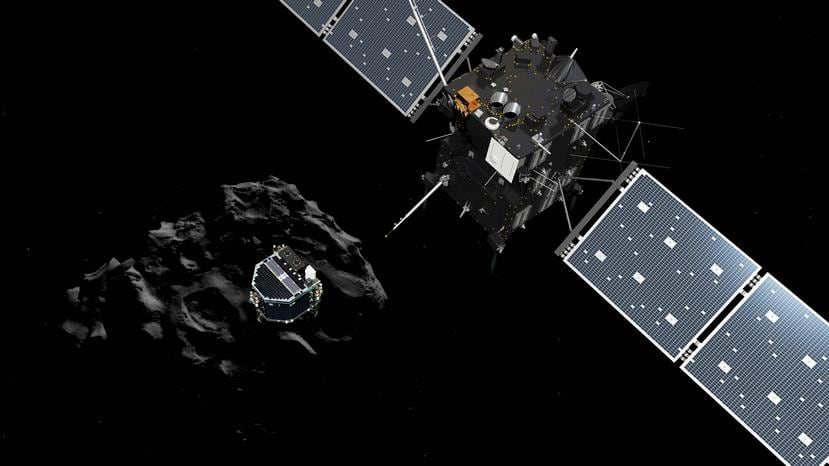 La nave robótica Philae hizo historia al posarse sobre la superficie del cometa 67P/Churyumov-Gerasimenko. (Suministrada)
