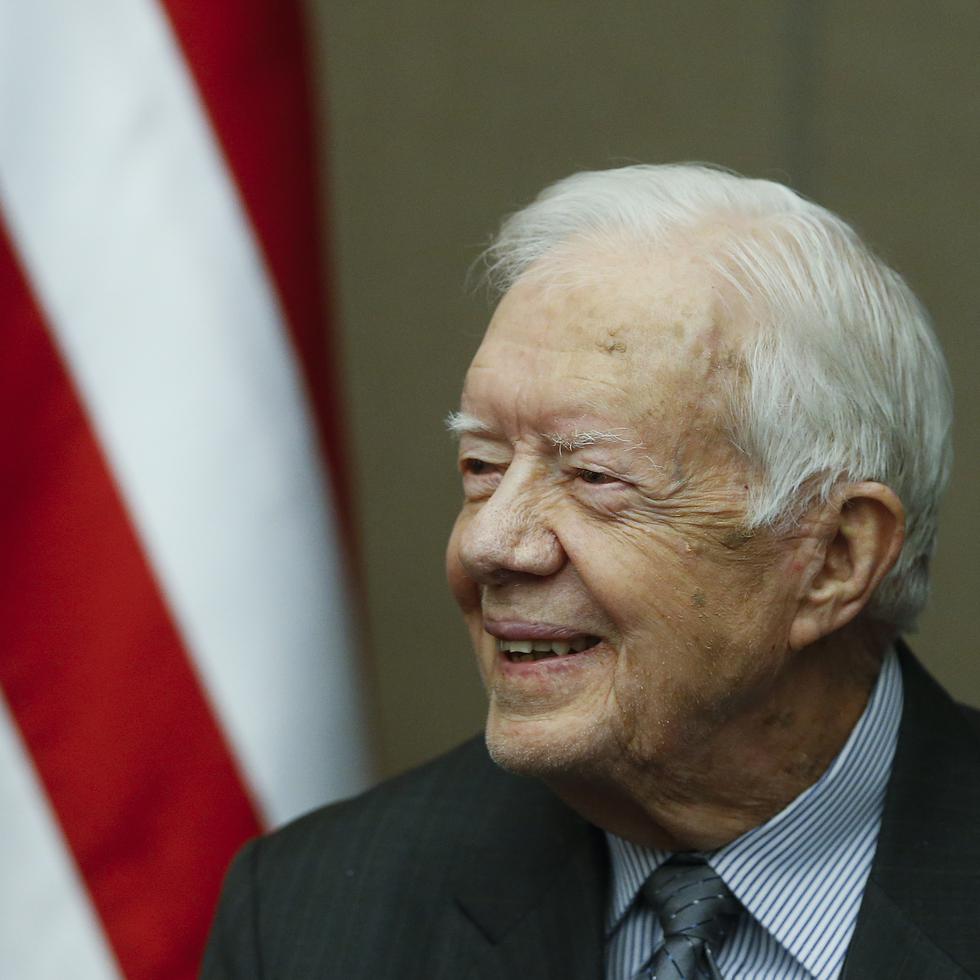 Imagen de archivo del expresidente de Estados Unidos Jimmy Carter.