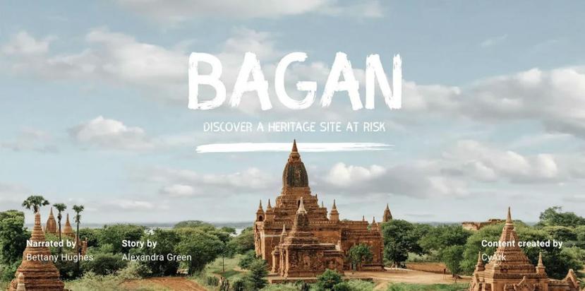 Esta idea, llamada Open Heritage project, contempla sitios como el Bagan, en Myanmar (Google).