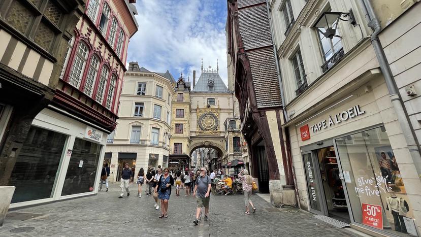 Gran reloj de Rouen, Francia. (Gregorio Mayí/Especial para GFR Media)