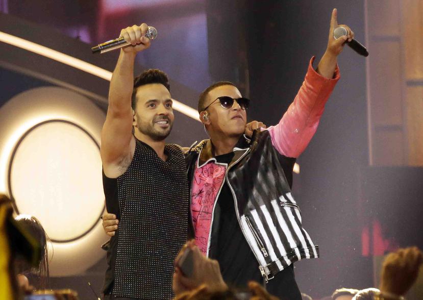 En Canción del Año compiten Luis Fonsi y Daddy Yankee con el tema “Despacito”. (AP)