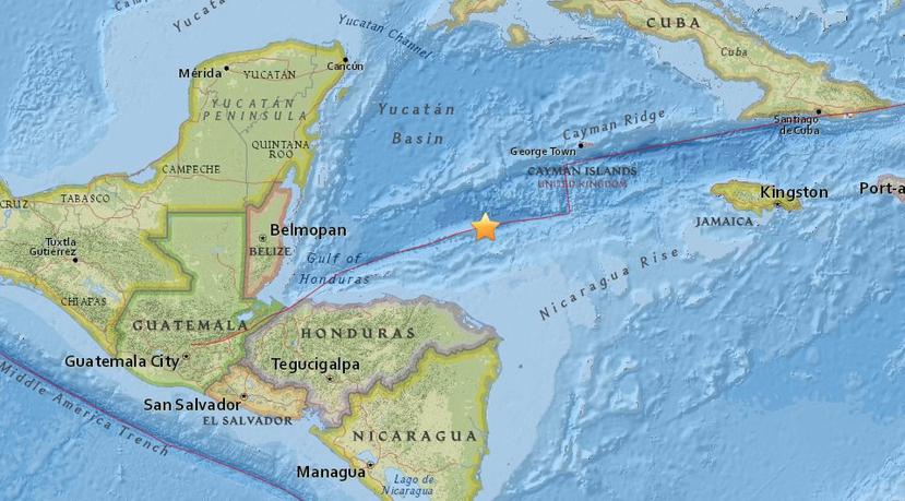 Según reportes del Servicio Geológico de Estados Unidos el foco sísmico se localizó a 33 kilómetros de profundidad, mientras que  el epicentro se ubicó a 201 kilómetros al norte-noreste de Barra Patuca.