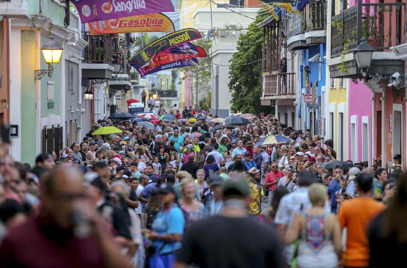 Las Fiestas de la Calle San Sebastián reúnen a miles de personas en el casco histórico de la capital. (GFR Media)