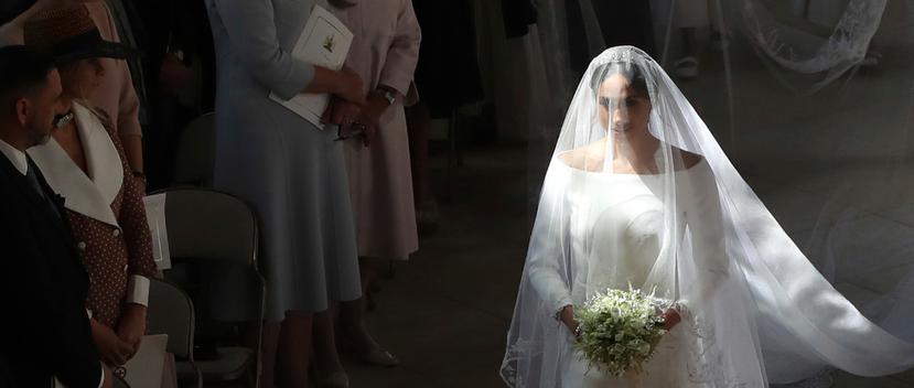 Meghan Markle se casó con el príncipe Harry en medio de una gran atención mediática frente a unos 600 invitados, en su mayoría amigos y familiares. (Foto: AP)