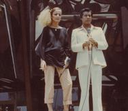 Marisol Malaret y Eddie Miró en el programa "Noche de gala" en una imagen de archivo del  27 de junio de 1978.