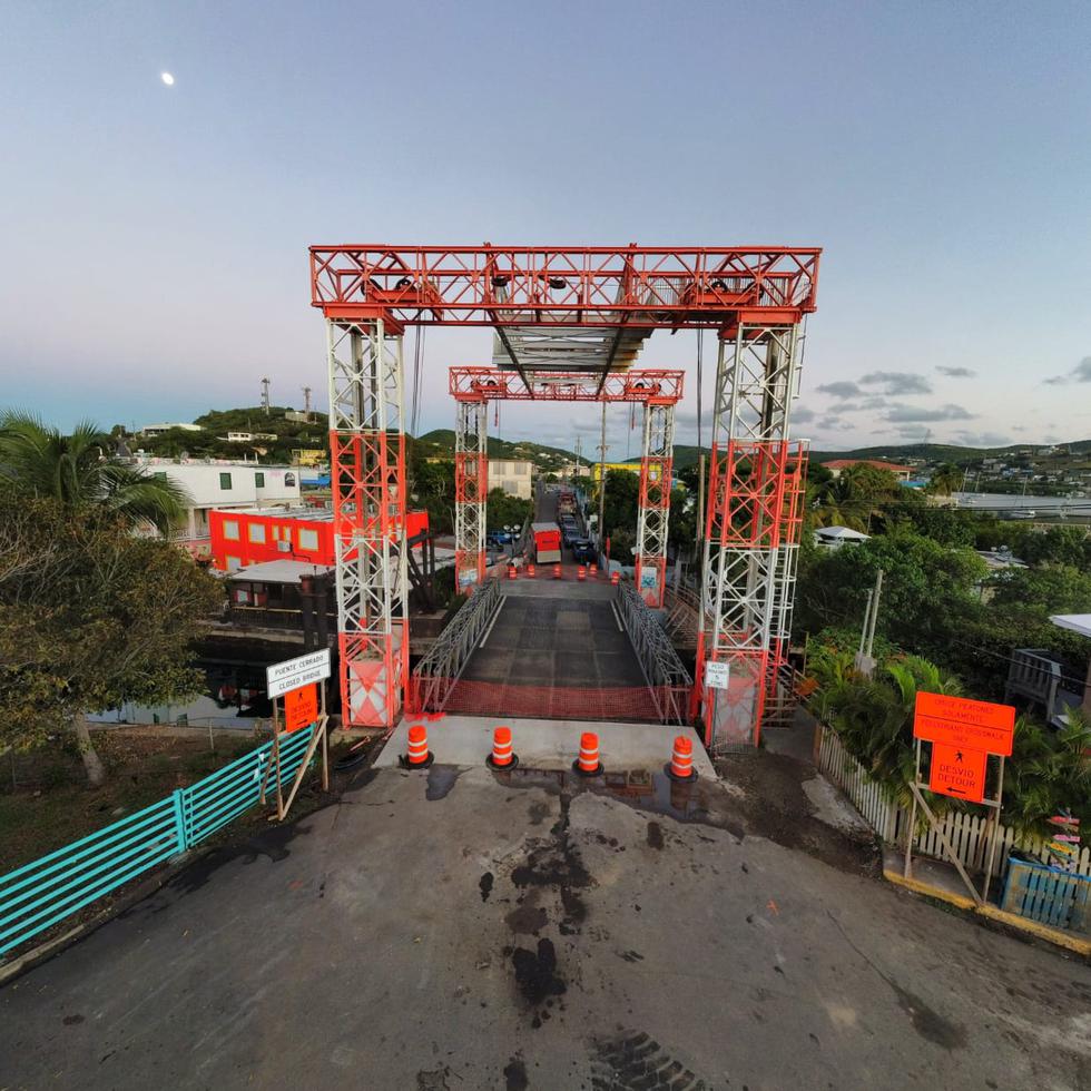 El gobierno anunció este sábado la apertura del puente levadizo en Culebra.
