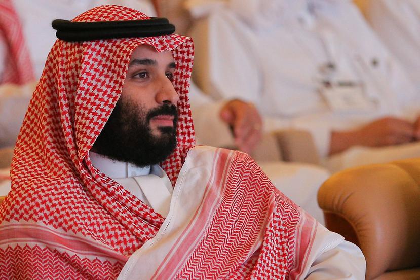 El príncipe heredero saudí, Mohamed bin Salman, asiste al foro económico Future Investment Initiative (FII) o "Davos del desierto" en Riad, Arabia Saudita. (EFE)