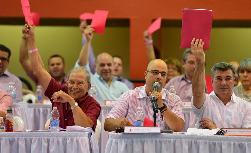 El presidente del PPD, Héctor Ferrer, sostuvo que la meta de la colectividad ahora será encaminar una reorganización política y enfilar sus cañones hacia la fiscalización del partido en el poder.
