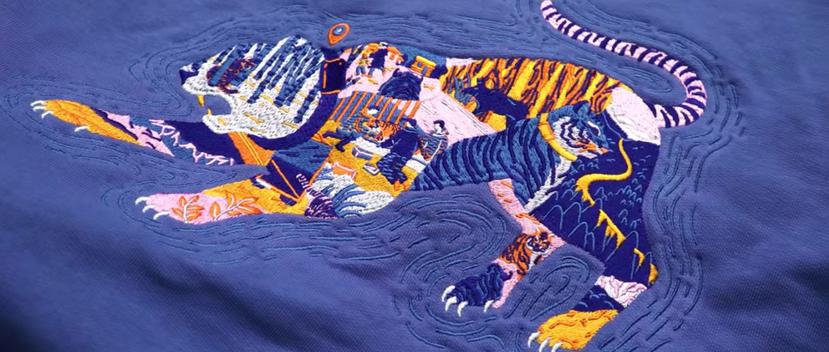 Un diseño inspirado en el tigre Nameless. (Imagen: WWF)