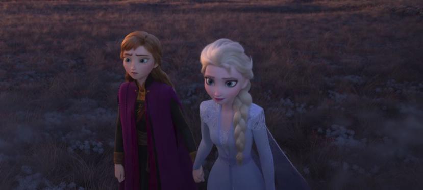 Anna y Elsa en la nueva entrega.  (Captura)