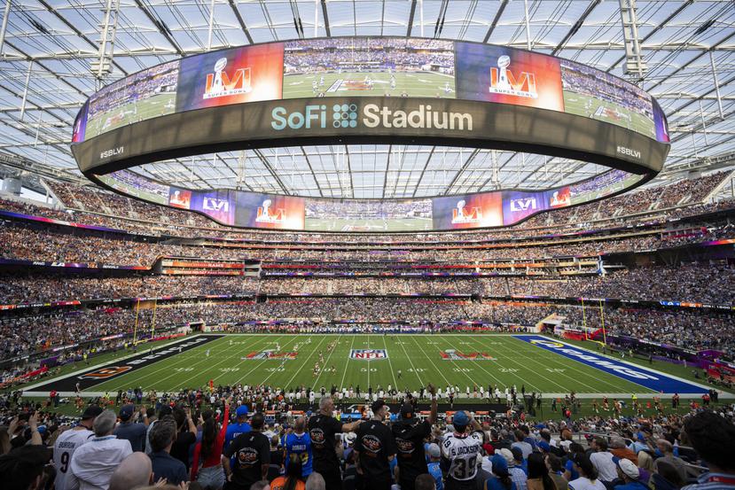 Vista del estadio SoFi en Inglewood, California, durante el Super Bowl 53, el 13 de febrero pasado.
