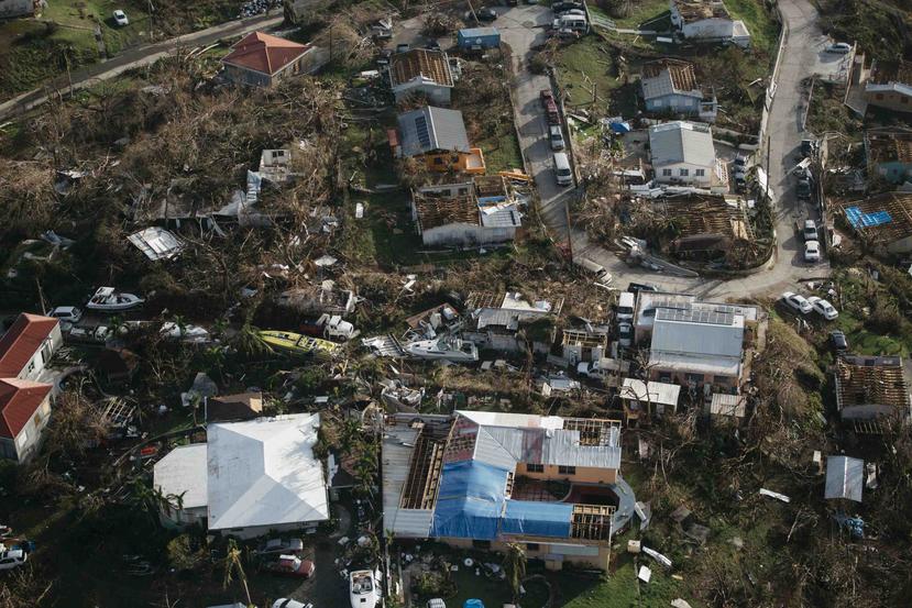 
Imagen de una zona de Islas Vírgenes tras el huracán Irma en 2017. (Archivo)
